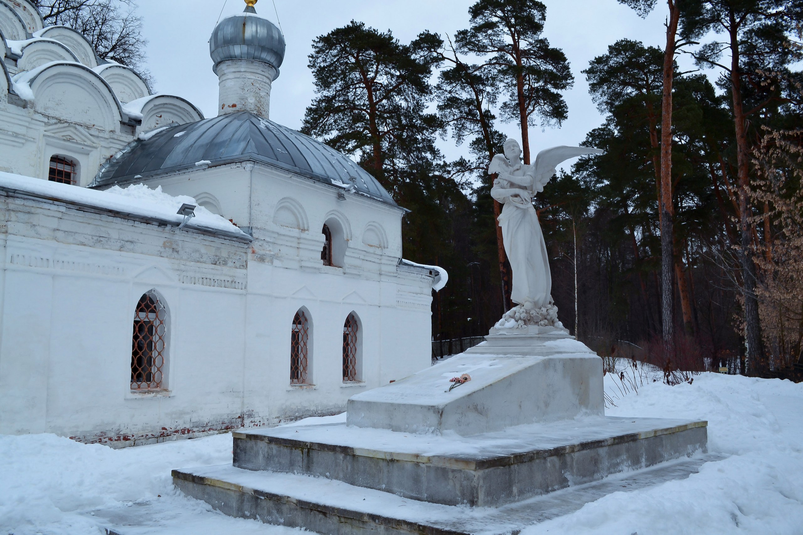 Архангельское зимой фото