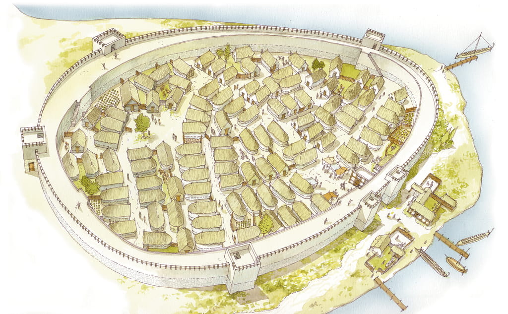 Fernando Aznar Cenamor - Greece Polis (city) 8th century Reconstruction - (MeisterDrucke-273513).jpg